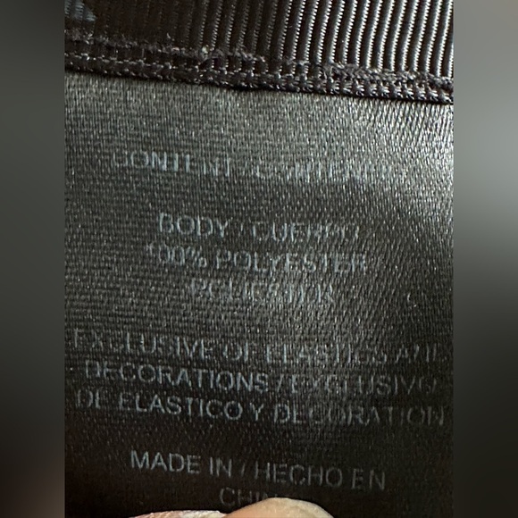 Kardashian Kollection Blouse Houndstooth Bow Long Sleeve Dark Academia Sz XS - Picture 6 of 9